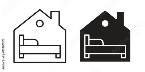 Accommodation icons for web developers and designers,