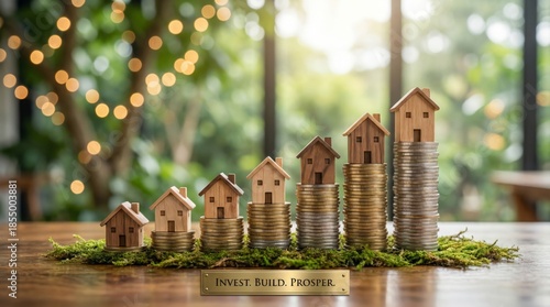 Investing in real estate stocks building wealth through properties and investments in a lush environment