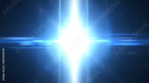 Glowing blue light beams rising in dark space cinematic motion graphics cinematic designed for video intros, transitions, backgrounds, trailers, VJ loops, or use any commercial project
