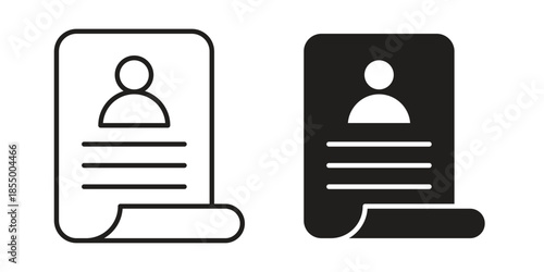 Application form icons for web developers and designers,