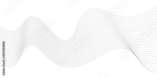 Abstract wave stripes lines pattern on white background vector. Eps 10