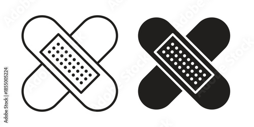 Band aid icons for web developers and designers,