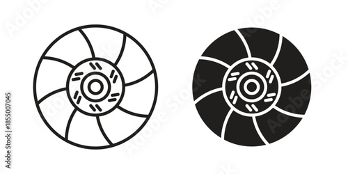 Car clutch icons for web developers and designers,
