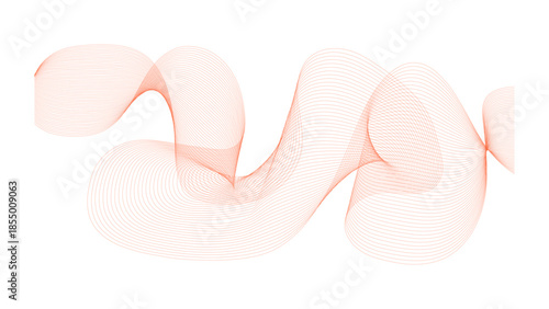 frequency sound wave, twisted curve lines Digital frequency track equalizer.