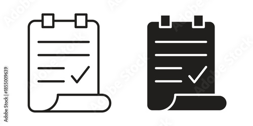 Consent icons for web developers and designers,