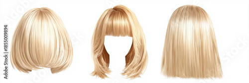 Plakat Blonde wig collection