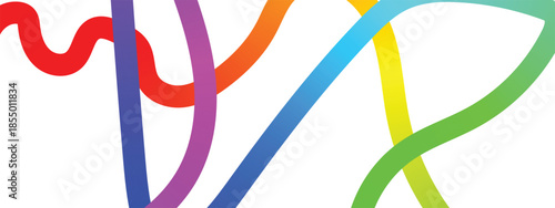 wavy line abstract line art wavy smooth flowing dynamic gradient 