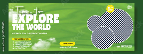 Time to Explore the World: Professional Travel Flyer and Social Media Kit,
Modern Travel Package Flyer & Social Media Post Design with 35% Discount.
Corporate Travel Agency Flyer and Square.