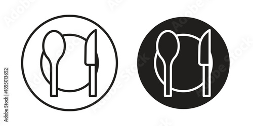 Eatery icons for web developers and designers,