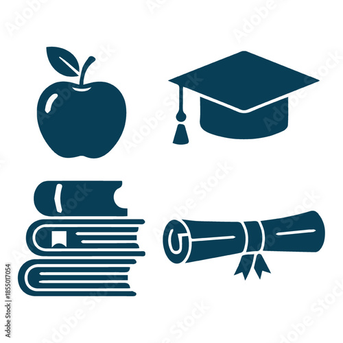 Education and Graduation Icons Collection