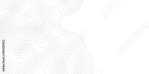 Modern area wire location discovery vector topo map design. White background with topographic world grid wave Topographic map geographic line texture.