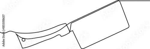 Illustration of a cleaver knife Vector