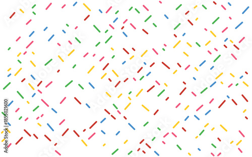 Colorful sprinkles pattern