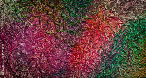 Bunte Metallstruktur