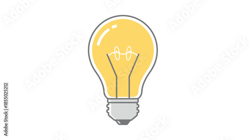 Illuminating light bulb concept representing innovation and bright ideas