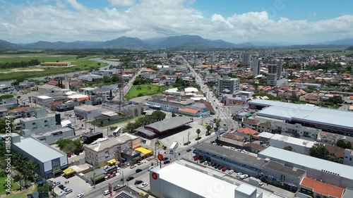 Imagens Aereas da Cidade de Tijucas Santa Catarina