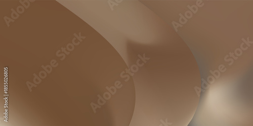 Dark brown gradient mesh bg with noise as a seamless pattern. Soft mocha mousse color abstract vector illustration with watercolor effect and texture.