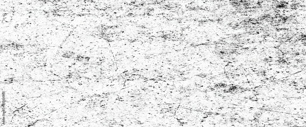 Obraz premium Grunge Dust and Scratch Texture in Black and White Dirty Style Vector Illustration for Distressed Background and Design Use.