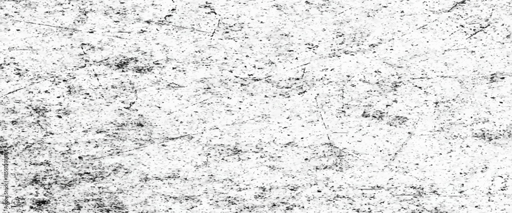 Fototapeta premium Grunge Dust and Scratch Texture in Black and White Dirty Style Vector Illustration for Distressed Background and Design Use.