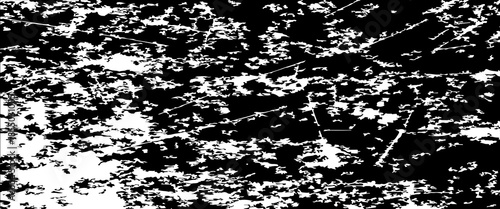 Grunge Dust and Scratch Texture in Black and White Dirty Style Vector Illustration for Distressed Background and Design Use.