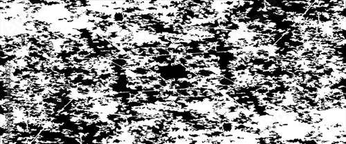 Grunge Dust and Scratch Texture in Black and White Dirty Style Vector Illustration for Distressed Background and Design Use.