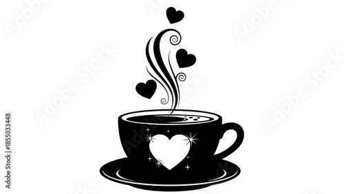 Steaming cup of love