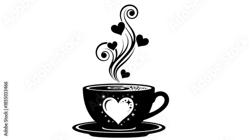 Steaming cup of love