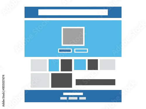 Collection of User Interface Mockups Displaying Various Application Layouts and Design Options