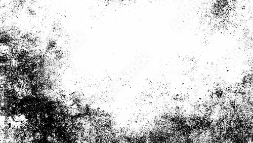 black smudge on white background  grunge texture