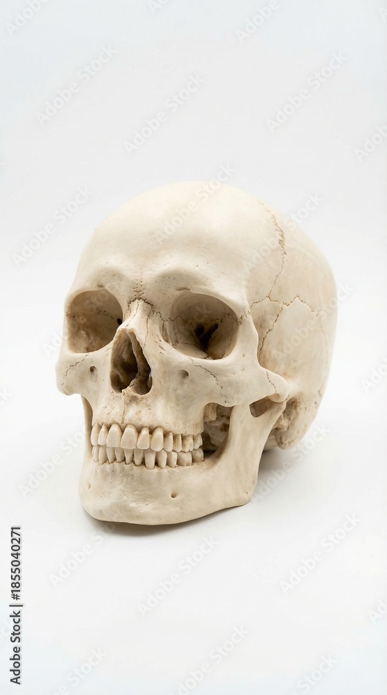 Obraz premium skull on a white background