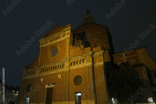 Pavia Cathedral Village town characteristic square