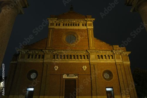Pavia Cathedral Village town characteristic square