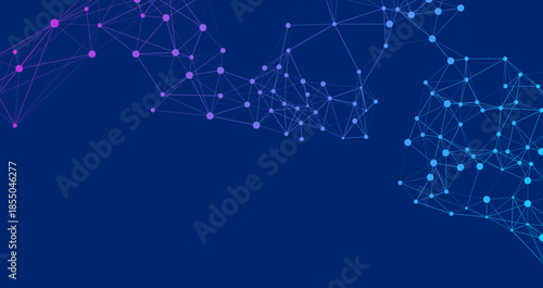Abstract Network Connections  Technology Background