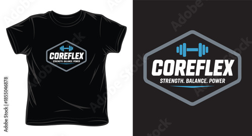 coreflex graphic victor art t-shirt design print template