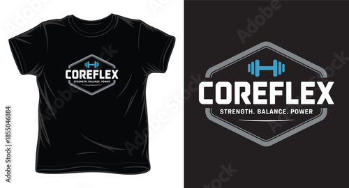 coreflex graphic victor art t-shirt design print template