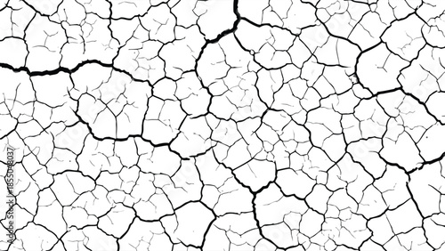 Dry Cracked Earth Surface