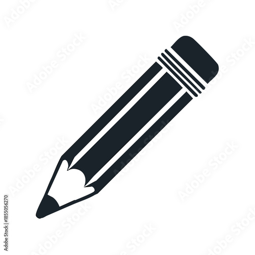 Pencil illustration for Writing Art Drawing Editing or Drafting with Icon Design and Stationery Tool Vector Art