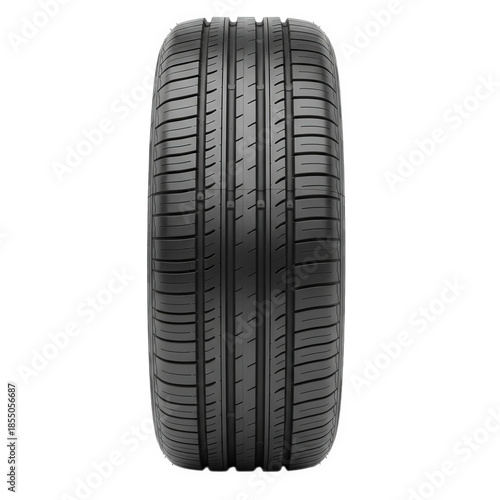 Car tire isolated on transparent background
