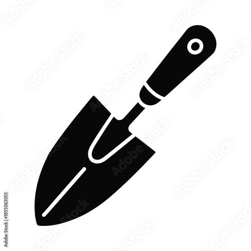 Garden trowel icon illustration
