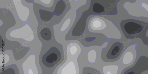 Abstract topographic map inspired pattern in grayscale with soft purple outlines and organic contour lines creating a visually engaging and modern abstract background for design projects