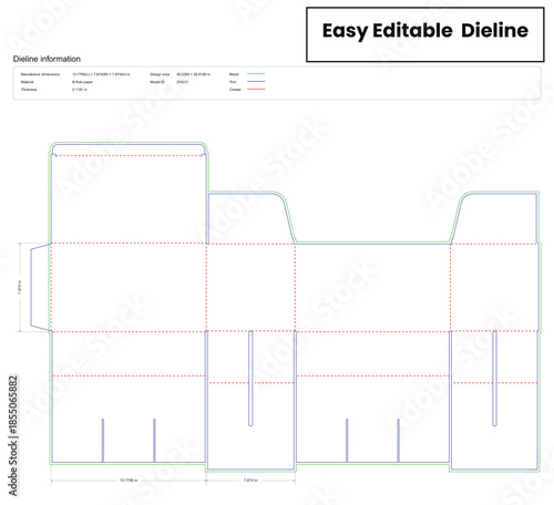 6 pack carrier box dieline template box dieline die lines packaging custom dieline  box cardboard box dieline pizza box dieline printable product packaging layout,