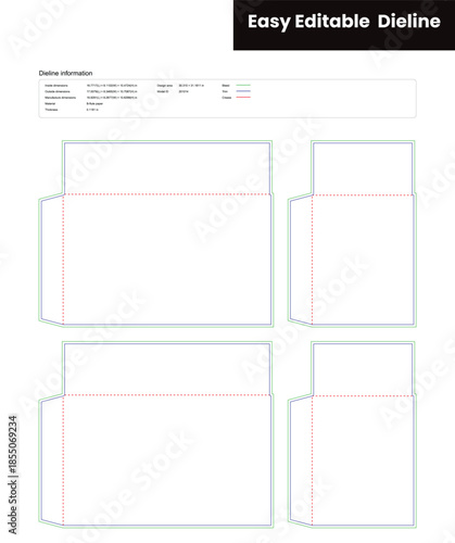bottomless cardboard box dieline template box dieline die lines packaging custom dieline  box cardboard box dieline pizza box dieline printable product packaging layout,