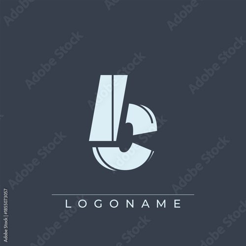 A sophisticated and professional logo design featuring the initials IC in a bold sans serif typeface suitable for various business branding purposes