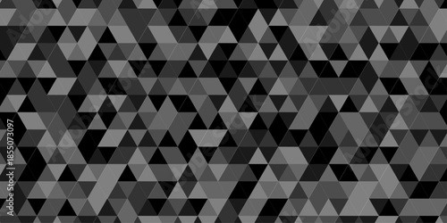 Abstract low polygon cubic black gray design. vector poly triangle texture geometric pattern triangular. geometric wall tile and metal cube background triangle wallpaper design.