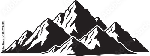 Mountain Range Logo Collection

Minimal Alpine Mountain Silhouettes Set

Outdoor Mountain Peak Icons Bundle