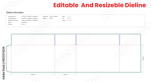 flat mouth box dieline template box dieline die lines packaging custom dieline  box cardboard box dieline pizza box dieline printable product packaging layout,