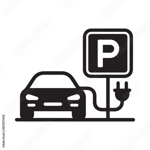 Electric vehicle charging at a parking space a modern transportation solution