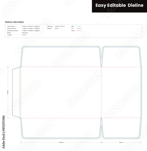simple & economical cartons splicing dieline template box dieline die lines packaging custom dieline  box cardboard box dieline pizza box dieline printable product packaging layout,