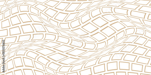 simple tan outline parallelogram wave pattern for banner poster background.
