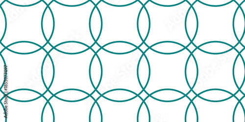 simple teal outline circle pattern art for banner poster background.